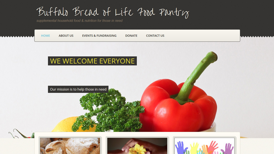 Bread of Life Food Pantry website thumbnail 1