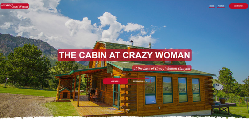 The Cabin at Crazy Woman Photo